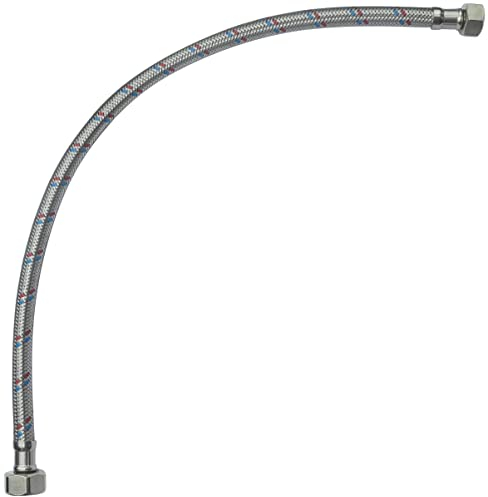 AERZETIX - C50994 - Tuyau de raccordement flexible - 500mm - 1/2 Femelle- 3/8Femelle - robinet mitigeur sanitaire cuisine salle de bain plomberie