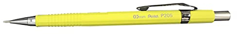 Pentel P200 Series Druckbleistifte, 0,5 mm, Pastellgelb, 12 Stück