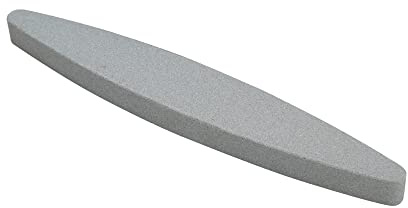 IHIGOGOFA Sharpening Stone 230 mm (9''), 180 Grit Oval Whetstone for Sharpening Knives, Knife Sharpener Stone for Garden Tools Kitchen Knives Chisels Axes