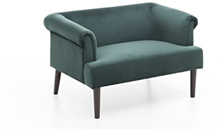 Atlantic Home Collection Charlie Loveseats, Massivholz, (3) Grün, 118/85/88 cm
