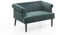 Atlantic Home Collection Charlie Loveseats, Massivholz, (3) Grün, 118/85/88 cm