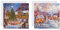 Hallmark Multipack Weihnachtskarten, Wohltätigkeitskarten, 16 Stück in 2 festlichen Designs, winterliche Szene