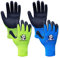 Migliore Wear 2 Paar Kinder Arbeitshandschuhe, Gartenhandschuhe Kinder, Latex Schutzhandschuhe mit Handflächenbeschichtung für 5-7 Jahre (S)