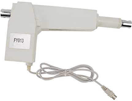 Fockety 200mm/8inch Hub Linearantrieb, 24V 8000N Maximallast 4mm/s Elektroantrieb mit internem Endschalter, geräuscharmer Aluminiumlegierung Hochgeschwindigkeitsantrieb für Liege TV Lift Massage Bett