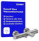Duravit WA5220000070 Wave Robinet de baignoire en acier inoxydable brossé