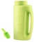 Kisbeibi 2L Handheld Spreader, Garden Lawn Grass Feed Seeding and Fertiliser Fertiliser Spreader, Adjustable Hole Size Grass Seeding Spreader with Scoop,Handheld Gardening Tool (Green)