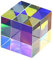 Optisches Glas X Dichroitischer Würfel Designwürfel Prisma RGB Combiner Splitter Bildung Prisma Geschenkklasse Fotografisches Physik Farbe