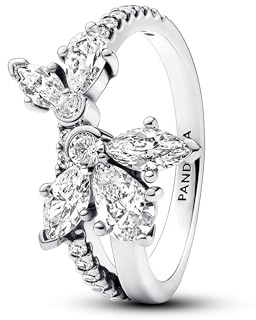 PANDORA Timeless Cluster-Ring Herbarium, Sterlingsilber, mit klarem Cubic Zirkonia