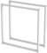 BK Styl 2 Stück Tischbeine aus Metall U-Form | Tischgestell aus 40x20mm Profilen | Tischkufen Tischfüße Möbelbeine für Schreibtische & Esstische I Stahl Pulverbeschichtet (700x720mm White)
