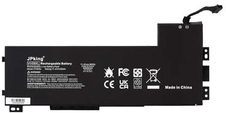 JPking VV09XL Batteria per laptop HP ZBook 15 G3 G4 ZBook 17 G3 Mobile Workstation Series VV09090XL-PL HSTNN-C87C HSTNN-DB7D 808398-2C1 808398-2C2 808452-001 808398-2B1 808452-002 HSTNN-DB7D