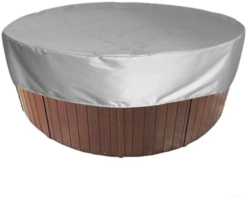 Copertura solare rotonda per piscina per uso esterno, protegge le piscine gonfiabili da sporco e foglie (140 x 110 cm)