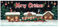 Allbestop Frohe Weihnachten Garagentor-Dekorationen,Christmas Banner Rot Weihnachtsmann Dekorationen Große Größe Xmas Frohe Weihnachten Dekorationen Wandbild Hintergrund Schild