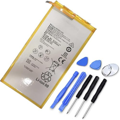 Batería portátil de 3,8 V, 4800 mAh, 18,3 Wh, HB3080G1EBW, compatible con Huawei MediaPad M2 de 8,0 pulgadas, M2-801L, M2-801 W, M2-802L, M2-803L