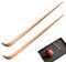 EUYKQNOI 2 Pièces 10 cm Bambou Cuillère à Thé Matcha Poudre Accessoire Cérémonie du Thé Japonaise Matcha Cérémonie Matcha Scoop Thé Bâtons Outil Poudre Accessoire Cérémonie du Thé