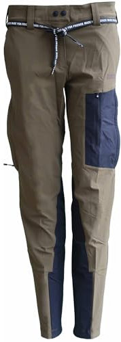 Zimtstern Damen Xalpz Tech Hose, Military Olive-Pirate Black, S