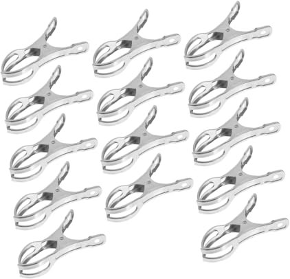 BESPORTBLE 30pièces Bâche De Piscine Acier Inoxydable Pinces pour Bâches De Piscine Clips pour Bâches De Fixation pour De Clip pour De Sol De pour Hiver Pinces Multi-usages