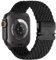 PIOWNN Braided Straps Compatible with Apple Watch Ultra 2 Strap 49mm 46mm 45mm 44mm 42mm - Stretchy Fabric Nylon Band with Parachute Buckle - for iWatch Series 10 9 8 7 SE 6 5 4 3 2 1, Black