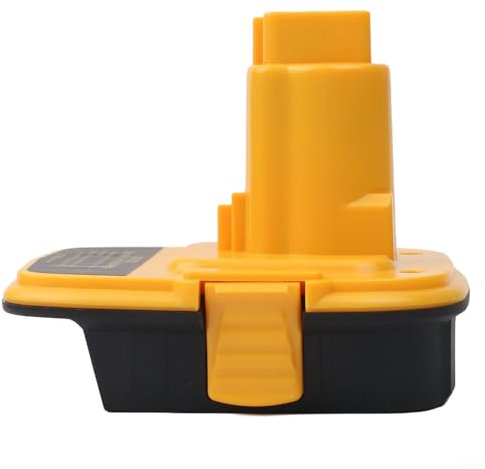 DM18D Adaptateur de batterie compatible avec les outils 18 V Connecteur de conversion pour support de batterie d'outils électriques, conversion noir et jaune