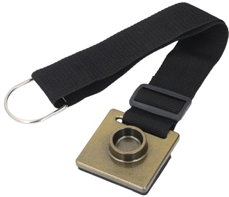 SUNGOOYUE Cello Endpin -Anker, Nicht -Slip -Legierungs -Stuhlstuhl -Beinstabilisator mit Einstellbarem Nylongurt für Übung und Bühnenaufführungen
