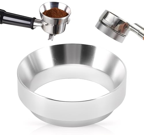 Koprek 58mm Dosing Funnel, Magnetic Espresso Dosing Funnel, Aluminum Alloy Bottomless Portafilter Espresso Accessories, Coffee Accessories for Barista, Home, Cafe Coffee Machines