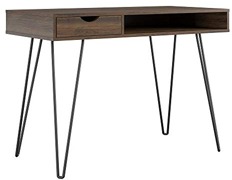 Harmony Schreibtisch mit 1 Schublade in Walnussoptik (BxTxH) 104x49x77 cm