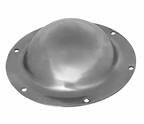 GDFB Get Dressed for Battle Schildbuckel aus 2 mm Stahl (mit Nieten) Große Größe Mittelalter Reenactment LARP