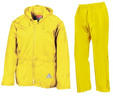 Result Unisex RE95A Regenmantel, gelb, XL
