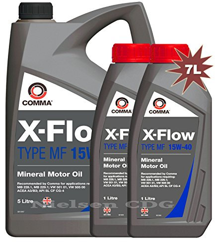 Comma XFMF5L X-FLOW TYPE MF 15W-40 Motor Oil 7L