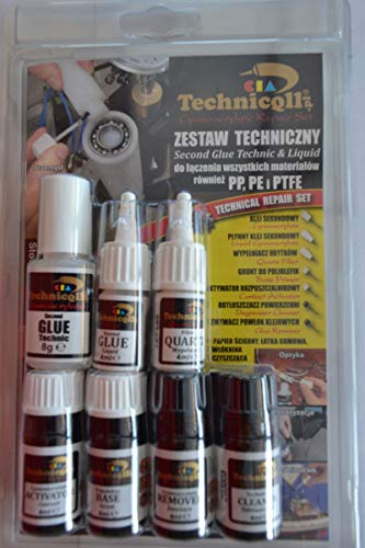 1 x Technische Premium Kit Klebstoff Aktivator Entferner Primer Filler Universal PP PE Technicqll New