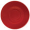 Olympia Cafe Saucers Red Porcelain Coffee Plate Kitchen Restaurant 12pc