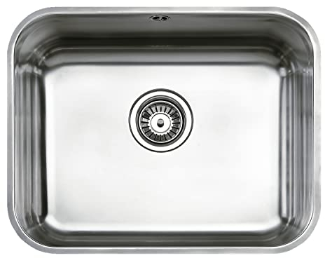 Teka BE 50.40 Plus 1C - Fregadero bajo Encimera, 1 Seno, 53x43x20 cm, Acero Inoxidable