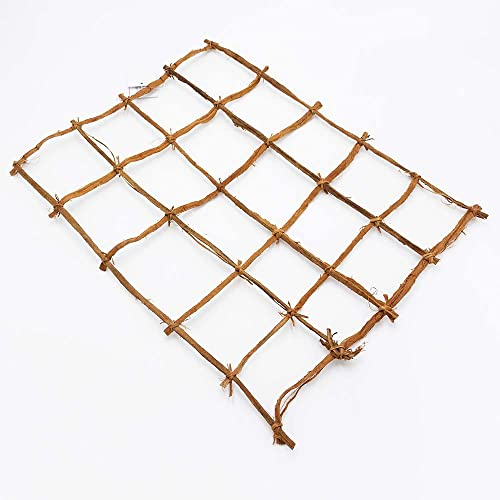 Mammutgeflecht Natur 50 x 40 cm - Kletternetz für Chamäleons - Terrarien-Rückwand