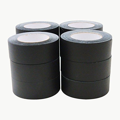 JVCC GAFF30YD Premium Grade 30 Yard Gaffers Tape: 2 in. x 30 yds. (Schwarz) [12 Pack]