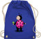 Turnbeutel Rucksack - Marienkäfer - Kindergarten Fasching Karneval Kinder - Unisize - Royalblau - kinderturnbeutel karnevals wurfbeutel fastnacht beutelrucksäcke stoffbeutel karnevalstaschen
