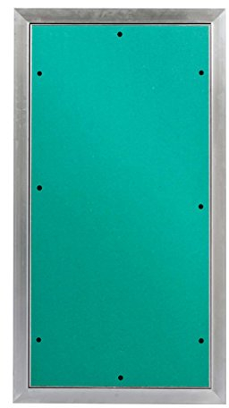 Revisionsklappe Trockenbau 300 x 600 mm – Revisionstür - Wartungsklappe mit 25 mm imprägnierter GK-Einlage und Druckverschluss – aus korrosionsbeständigem Aluminium – befliesbar – MW multi werkzeug