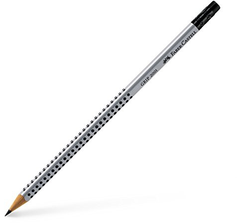 Faber-Castell 117200-p72 2001 HB Grip Bleistift mit Radiertip (72 Stück)