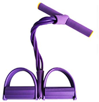 4-Rohr-Pedal Spannseil, Bauchmuskel-Fitness-Heimsportausrüstung, Sit-Ups Gerät, Yoga, dünne Taille und Beine, Widerstandsband, elastisches Bodybuilding, Fitness Slimming Training Übungsbänder