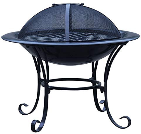 JJFIRE Brasero, brasero Exterieur, Intérieur Multifonction Ménage Chauffe-Eau - Noir (Couleur : Petit)
