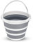 LIVIVO Collapsible Bucket – Large 10L Capacity Sturdy Folding Silicon Water Bucket with Comfortable Grip Handle – Neat and Tidy Space Saving Solution for your Garage Shed Home Bedroom