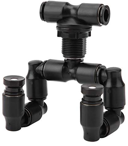 KSTE Reptilien Fogger Nebel-Sprenger-Regenwald-Behälter 360 Adjustable Aquarium-System Connect 1/4 '' Tub