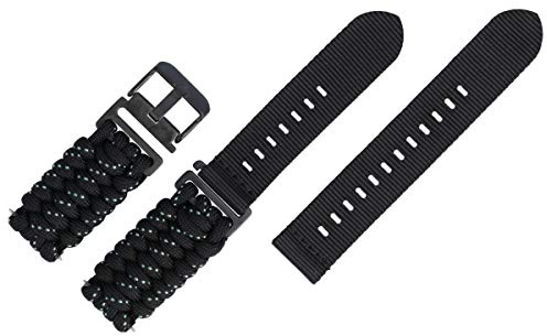 Victorinox Uhrenarmband 25mm Textil Schwarz - 005885