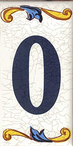 Numero civico esterno. Numeri civici esterni. Numero civico esterno moderno. Numero civico esterno ceramica. Nomi, indirizzi e segnaletica. Design “Craquelé” (Numero Zero 0)