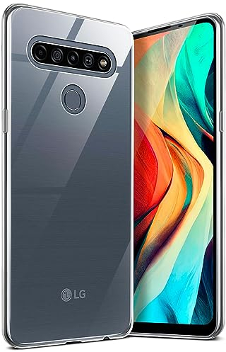 moex Aero Case für LG K61 Hülle Durchsichtig, Silikon Handyhülle Transparent, Clear Case Ultra Slim, Backcover Schutzhülle Dünn, Silikonhülle Minimalistisch, Klar