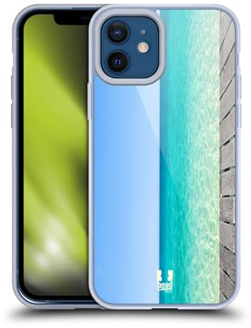 Head Case Designs Blaues Meer Und Friedlicher Himmel Wundevolle Strände Gelhülle [Militärischer Schutzgrad] Kompatibel Mit Apple iPhone 12 / iPhone 12 Pro Und Kompatibel Mit MagSafe