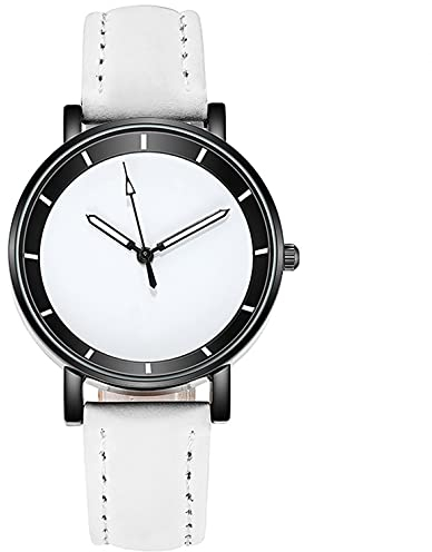 Uhr Damen Armbanduhr Damenuhren Quarzuhr Watch für Frauen Damen, Luxusuhren Quarzuhr Edelstahl Zifferblatt Casual Armbanduhr Mädchenuhr Damenuhr Weiß Ainiyo319