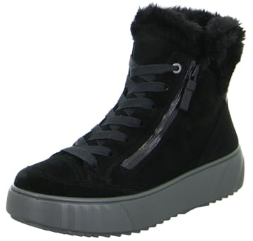 ARA Damen Monaco Schnür Boot, SCHWARZ, 38 EU Weit