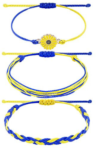 HUASAI Bracelets à cordes pour adolescentes et filles, bracelets de cheville imperméables pour femmes, bracelets d'amitié, cadeaux de fête d'été pour adolescentes, cadeaux tendance, adjustable, Métal,
