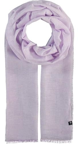 FRAAS Stola in Hanfmischung einfarbig - 63x198 cm - leichter Schal perfekt für Frühling und Sommer