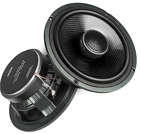 ATOTO CS-651DC Haut Parleur Coaxiaux Voiture à 2 Voies de 16,5cm - 230W Max 60W RMS - 4 Ohms Ensembles Enceinte Voiture 165mm avec Son ambiophonique, Sensibilité 93dB, 1 Paire