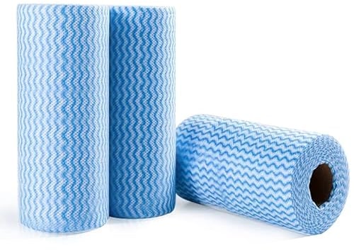 JINYUDOME J Cloth Roll - 3 Rolls, 150 Sheets (Blue)